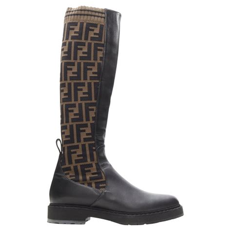 Fendi Zucca Shoes In Women's Boots for sale .